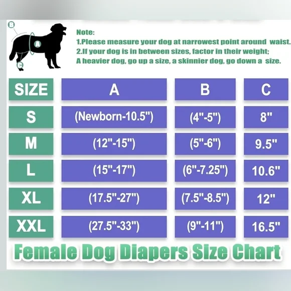 9pack: Washable Dog Diapers Female - Picture 2 of 2
